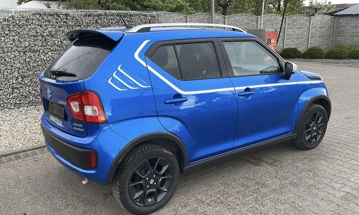 Suzuki Ignis cena 23500 przebieg: 71822, rok produkcji 2018 z Rakoniewice małe 154